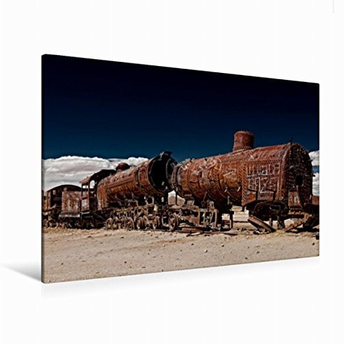 CALVENDO Eisenbahnfriedhof bei Uyuni, Bolivien, Suedamerika