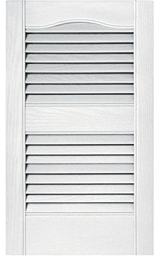 Ekena Millwork Fensterläden aus Vinyl, 38 cm, Weiß, 2 Stück