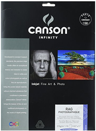 Infinity Rag Photographique 310 g 8.5 x 11 pulgadas, materiales sintéticos, 0, 11X17
