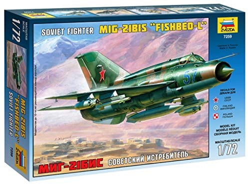 Zvezda 500787259 - 1:72 Kampfjet MiG-21BIS Fishbed-L