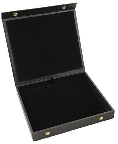 Vitrine mit Schnappverschluss und schwarzem Samteinsatz