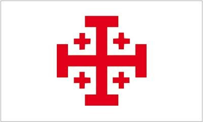 Fahne/Flagge Orden vom heiligen Grab 90 x 150 cm