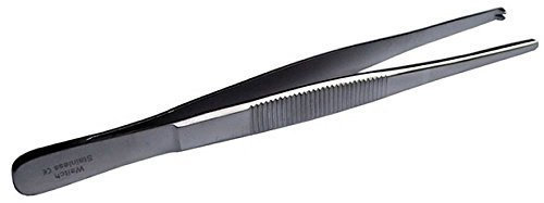 Pinza de Disección Recta con dientes 14 cm | Unidad | Acero inoxidable