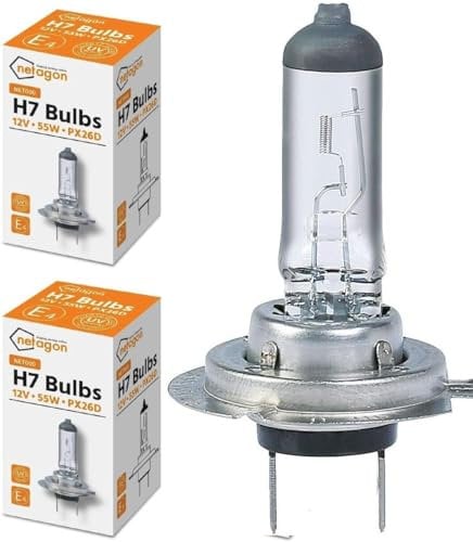 2 x H7 Bulbs (477/499) 12v 55W PX26d Car headlight Halogen Bulb New Boxed Single For Dacia Duster
