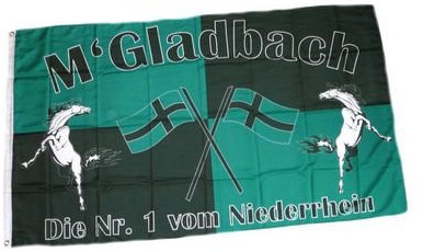 Fahne / Flagge Fußball Mönchengladbach NEU 90 x 150 cm