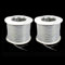 Skytronic 2-Core Figure 8 Flexible Speaker Cable 2x 100m Reels, Grey Audio Speaker Wire with Polarity Indicators for Home Cinema, Hi-Fi & Stereo Installations (200m Total)