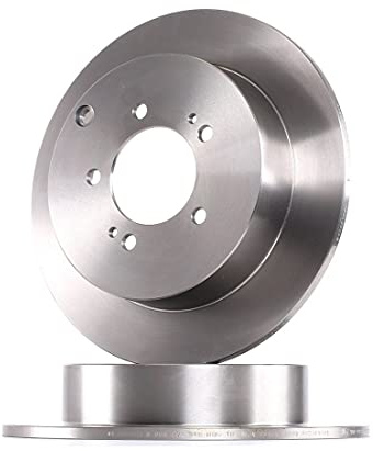 Bosch BD1222 Brake Disc Set - 302 mm Solid Discs - Rear Axle - ECE-R90 Certified - Reliable Braking, Stable Performance, Corrosion Protection - 1 Set of 2 Discs