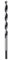 Connex COX972506 - Punta elicoidale per legno, 6 x 250 mm, cromo/vanadio