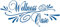Samunshi® Wandtattoo Wellness Oase Wandsticker 50 x 22cm enzian