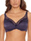 Selene, Reggiseno Contenitivo Donna in Pizzo, con Ferretto e Senza Imbottitura, Collezione Mariluz, Colore Blu, Taglia 8C