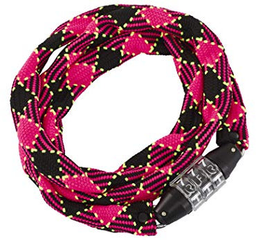 Cube RFR Junior Zahlen-Kettenschloss Kinder pink/schwarz