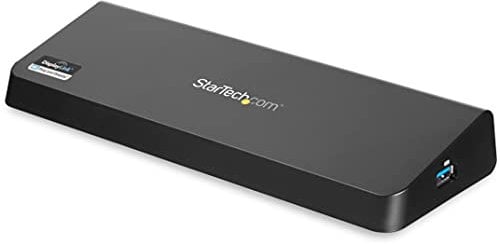 StarTech.com Docking Station Universale USB 3.0 a doppio Monitor HDMI e DisplayPort 4K - Docking Station USB 3.0 a HDMI e DP, 4x USB-A, Ethernet - Dock per Notebook USB-A Mac e Windows (USB3DOCKHDPC)