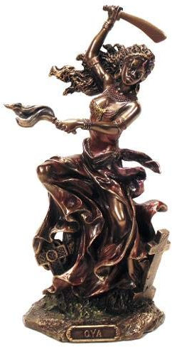 Oya Afrikanische Göttin des Windes, Sturm und Transformation Statue