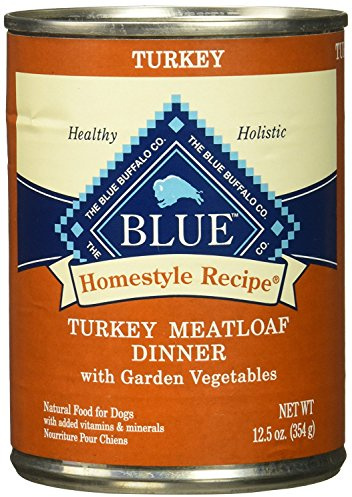 Blue Buffalo Homestyle Recipe Turkey Meatloaf Dinner Canned Dog Food