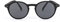 IZIPIZI Unisex Shape D Sonnenbrille, Black Soft Grey Lenses, one Size