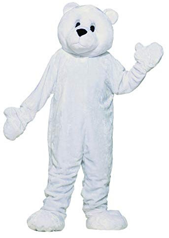 RUBIE'S Aptafêtes – CS964249 – Maskottchen Eisbär – Einheitsgröße – Weiß