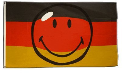Flagge Smiley Deutschland - 90 x 150 cm