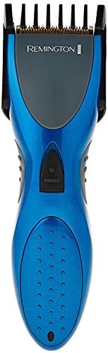 Remington HC335 Schwarz, Blau, wiederaufladbarer Rasierer (Schwarz, Blau, Rechteck, 6 mm, 1,8 cm, Titan, 40 Minuten)