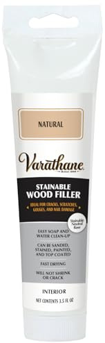 Varathane 215202 Sandable Wood Filler, 3.5 oz, Natural