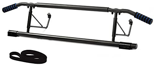 Multi-Türreck Pull-Up-Bar 3in1 Klimmzugstange Liegestütz Dips mit Klimzugband