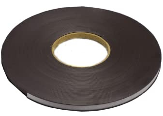 Label holders, magnetic, sold by the roll, length 50 m, height 20 mm.