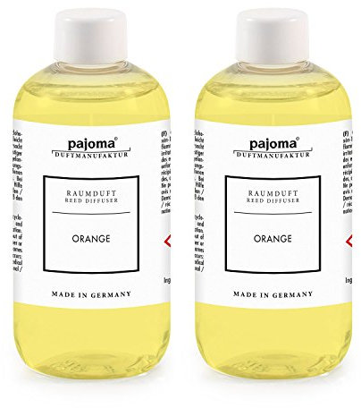pajoma Raumduft Nachfüllflasche, Orange, 2er Pack (2X 250 ml)