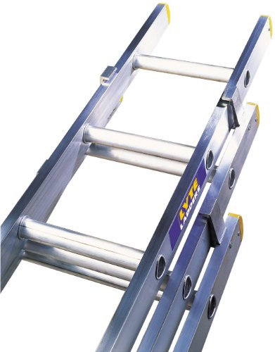 Lyte LYTELT330 3 Section Trade Extension Ladder - Silver