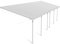 Canopia by Palram Terrassenüberdachung Alu Feria 3X9.71 Polycarbonat Hohlkammerplatten Pergola 971 x 300 cm Weiss zur Überdachung ihrer Terrasse