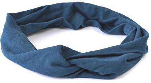 CHARM Herren Japanisch Bandana Stirnband - Damen Headband Haar Band Sport Navy