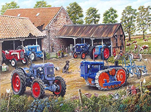 Farmyard Fords 1000 Piece Jigsaw Puzzle 690mm x 480mm (jg)