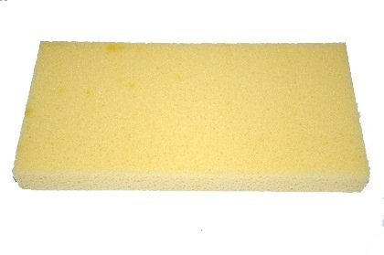 Hydro Schwamm für Schwammbrett 280 * 140 * 30 mm gerastert Fliesenschwamm