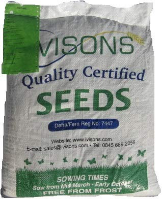 2 Kg Shaded Area Lawn Grass Seed Covers Upto 57m2 Quality Certified Seeds from Ivisons