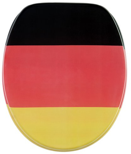 Sanilo WC Sitz ohne Absenkautomatik, einfache Montage, Holz, Deutschland | Toilettendeckel, hochwertige Oberfläche und stabile Scharniere, inkl. Montagematerial und Videoanleitung