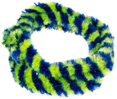 Paar Nabenputzringe - blau/ neongrün - (vorne & hinten) für Nabe Ø168 mm, 560 mm lang