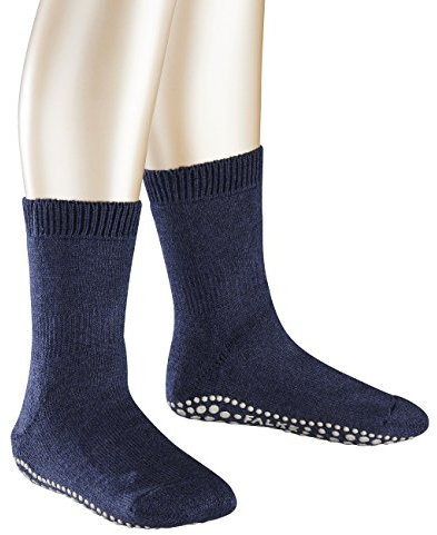 FALKE Unisex Kinder Catspads Hausschuhsocken Anti-Rutsch bedruckte Noppen auf der Sohle verbesserte Griffigkeit dick warm Vollinnenplüsch flache Naht im Zehenbereich atmungsaktiv nachhaltige Baumwolle