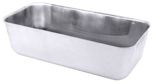 getgastro Leberkäsform aus Edelstahl 18/10, matt poliert, Rand schmal und glatt, schwere Qualität / Länge: 30 oder 35 cm | ERK (A2 - Abm.: 35 x 14 x 9 cm)