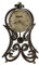 Howard Miller Vercelli Accent Kaminuhr 635-141 - Vintage Schmiedeeisen mit Quarzuhrwerk