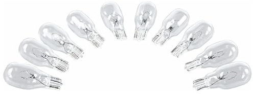 Camco 54766 Replacement 912 Interior Light Bulbs for Auto, RV, Marine, 12.8 Volts and Produce 1 Watt, Built To Last 1000 Hours, (10 Pack)