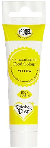 Rainbow Dust ProGel Professional Food Colouring, Yellow 25g