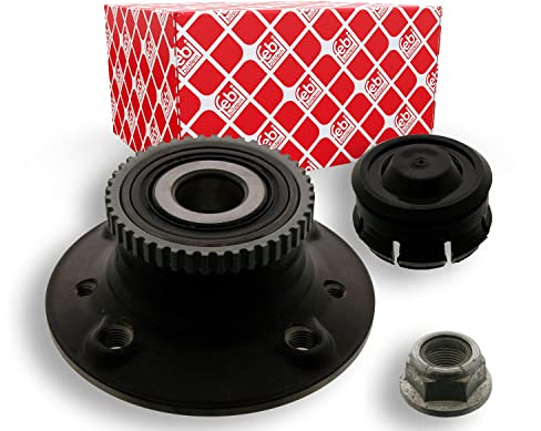 febi bilstein 39252 Radlagersatz mit Radnabe, 1 Stück | Kompatibel mit: NISSAN KUBISTAR Kasten, RENAULT KANGOO, KANGOO Express