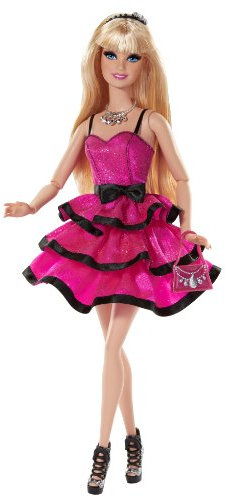 Barbie - Puppe, Mädchen-Nacht (Mattel CCM07)