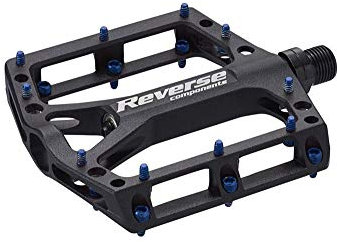Reverse Black ONE Flat Fahrrad Pedal schwarz/dunkel blau