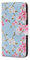 32nd Floral Series - Design PU Leather Book Wallet Case Cover for Apple iPhone 7 Plus & 8 Plus, Designer Flower Pattern Wallet Style Flip Case With Card Slots - Spring Blue