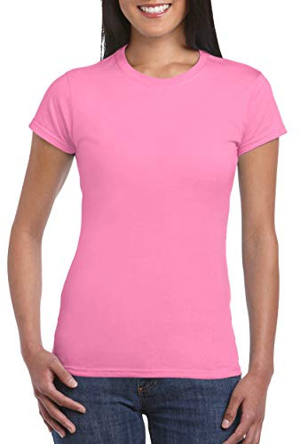 Gildan Ladies Soft Style Short Sleeve T-Shirt (2XL) (Azalea)