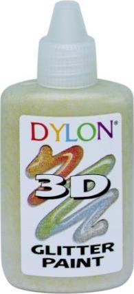 Dylon 3D paints glitter gold 25ml