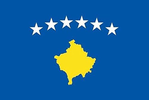U24 Fahne Flagge Kosovo 90 x 150 cm