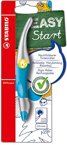 STABILO Handwriting Pen EASYoriginal metallic - Left-Handed - neon blue/metallic