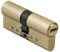 Amig - Cilindro de seguridad - Cerradura para puertas - Antiganzúa y Antibumping - Bombín Antiextracción y Antirotura - Incluye 5 llaves - Dorado mate - Medidas: 70 (30-40) mm