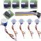 ELEGOO 5 Juegos 28BYJ-48 Motor de Pasos 5V + ULN2003 Motor Conductor de Placa para Arduino UNO R3 Mega Nano