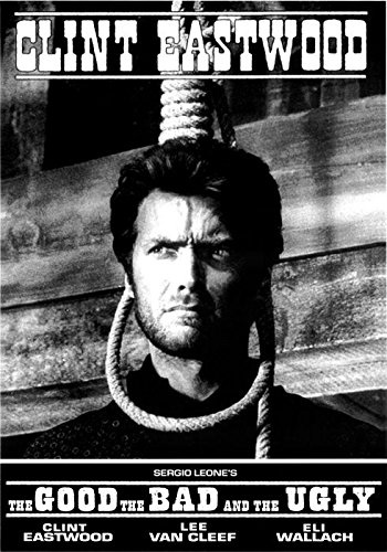Close Up Clint Eastwood: Zwei glorreiche Halunken - The Good, the Bad and the Ugly (1966) | US Filmplakat, Poster [59 x 84 cm]